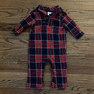 Janie and Jack Baby Boy Christmas Holiday One Piece